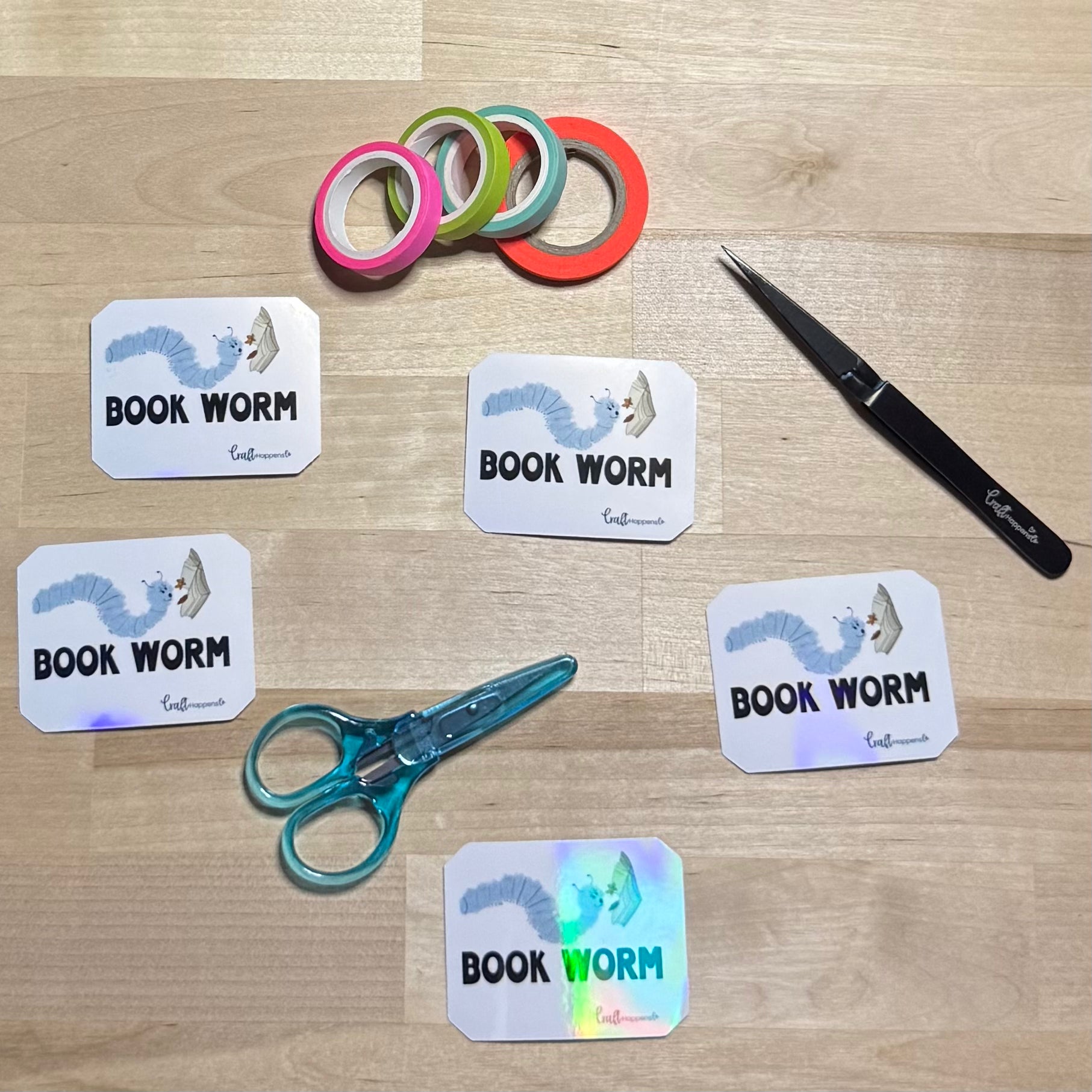 Bookworm Die Cut