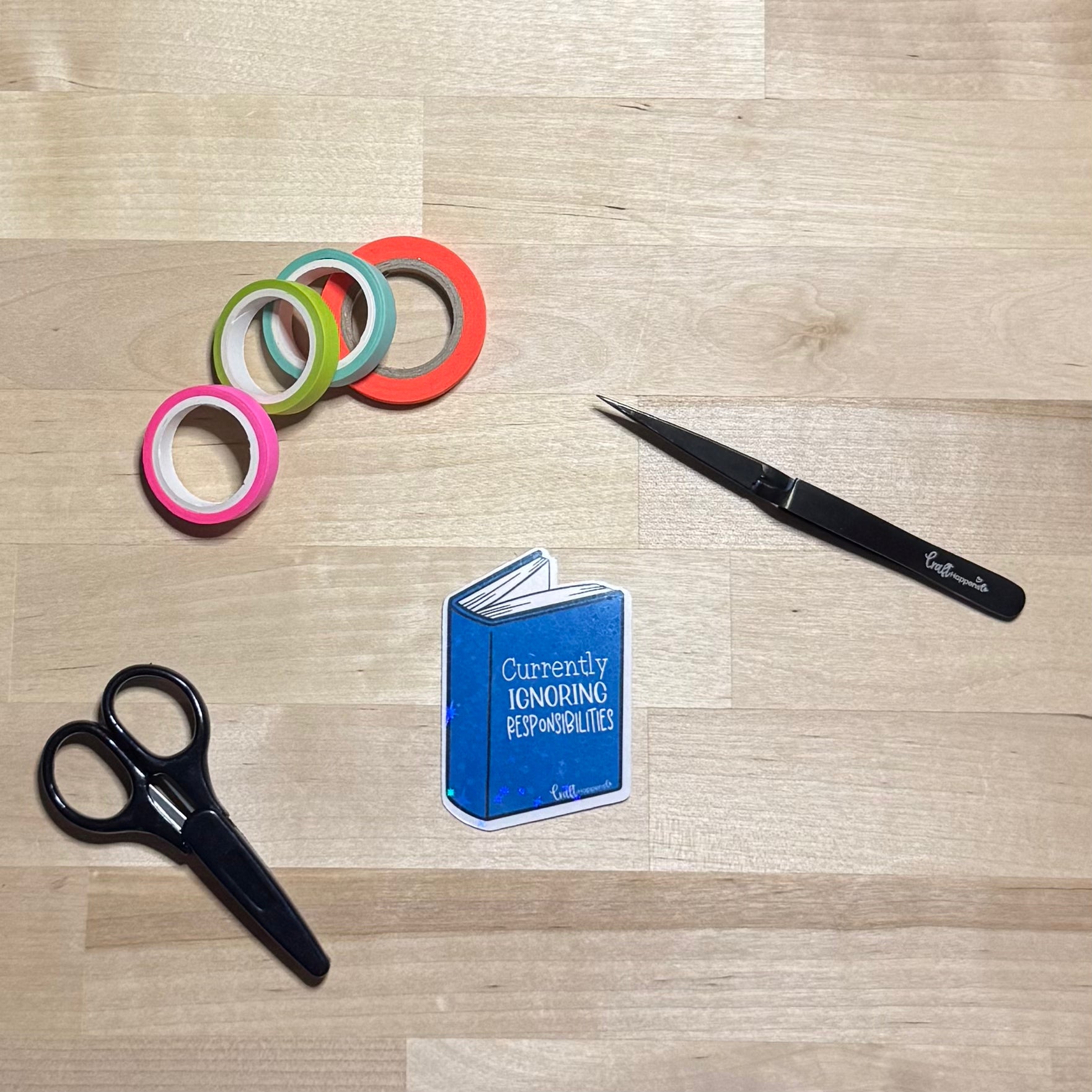 Currently Ignoring Responsibilities Die Cut Sticker