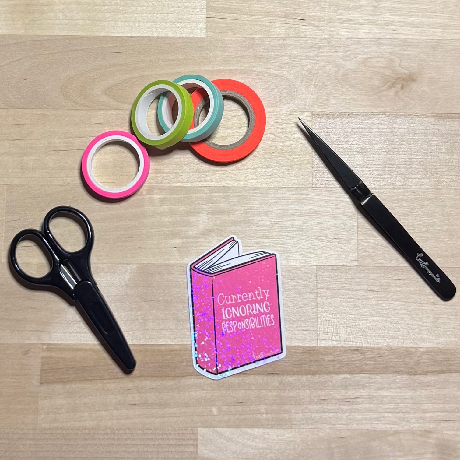 Currently Ignoring Responsibilities Die Cut Sticker