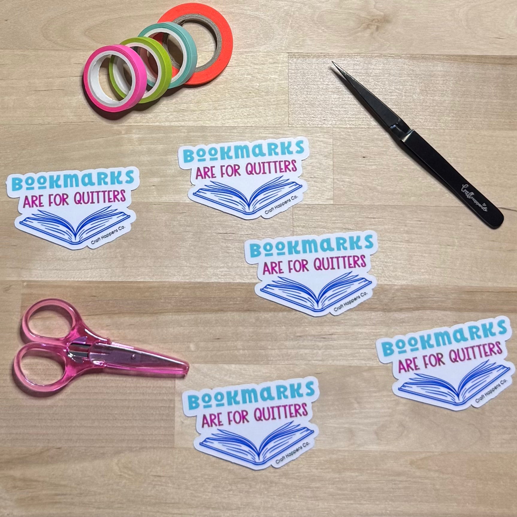 Bookmarks are for Quitters Die Cut