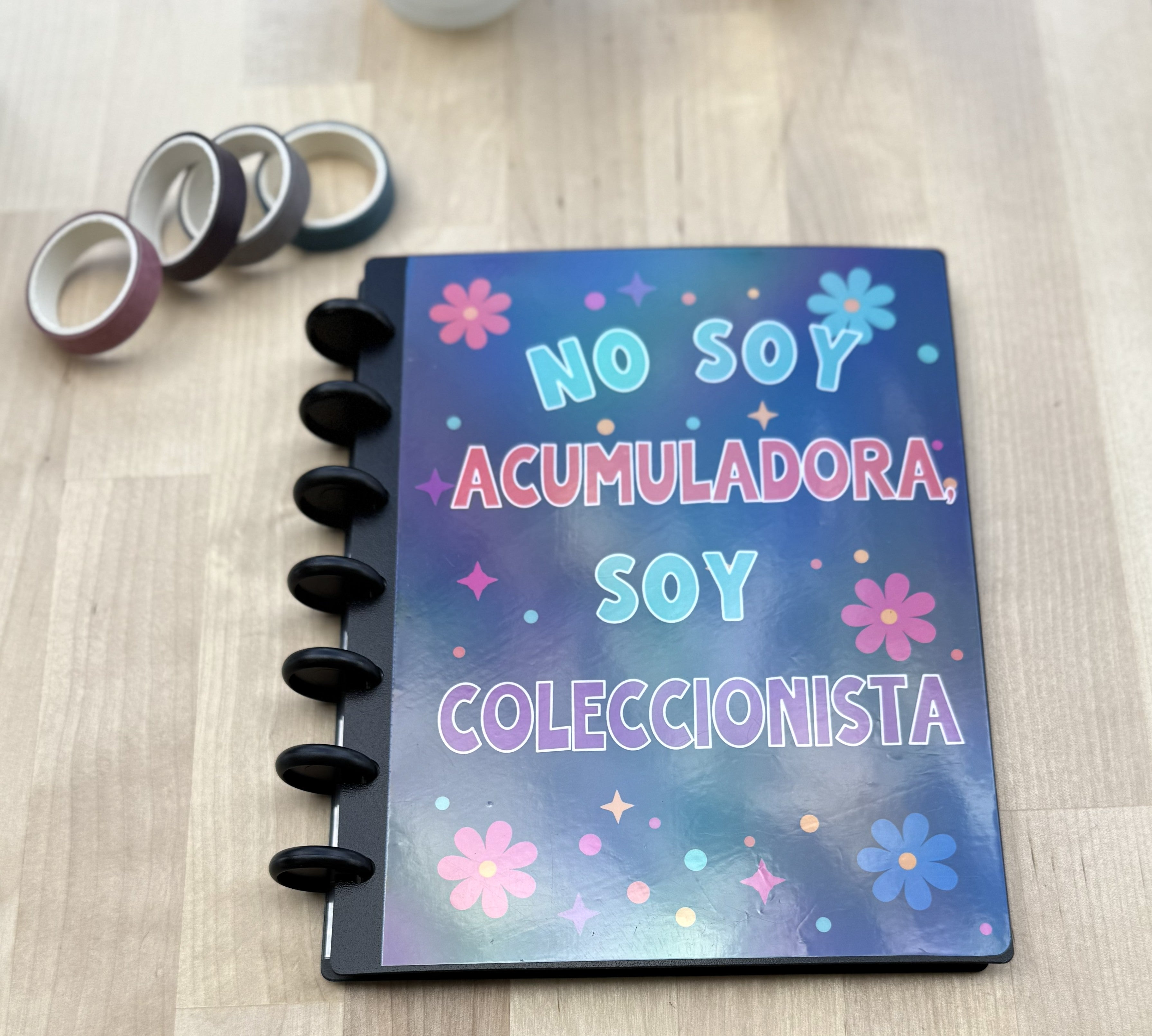 Disc Bound Sticker Storage Album - 2 Pocket | "No Soy Acumuladora" Design