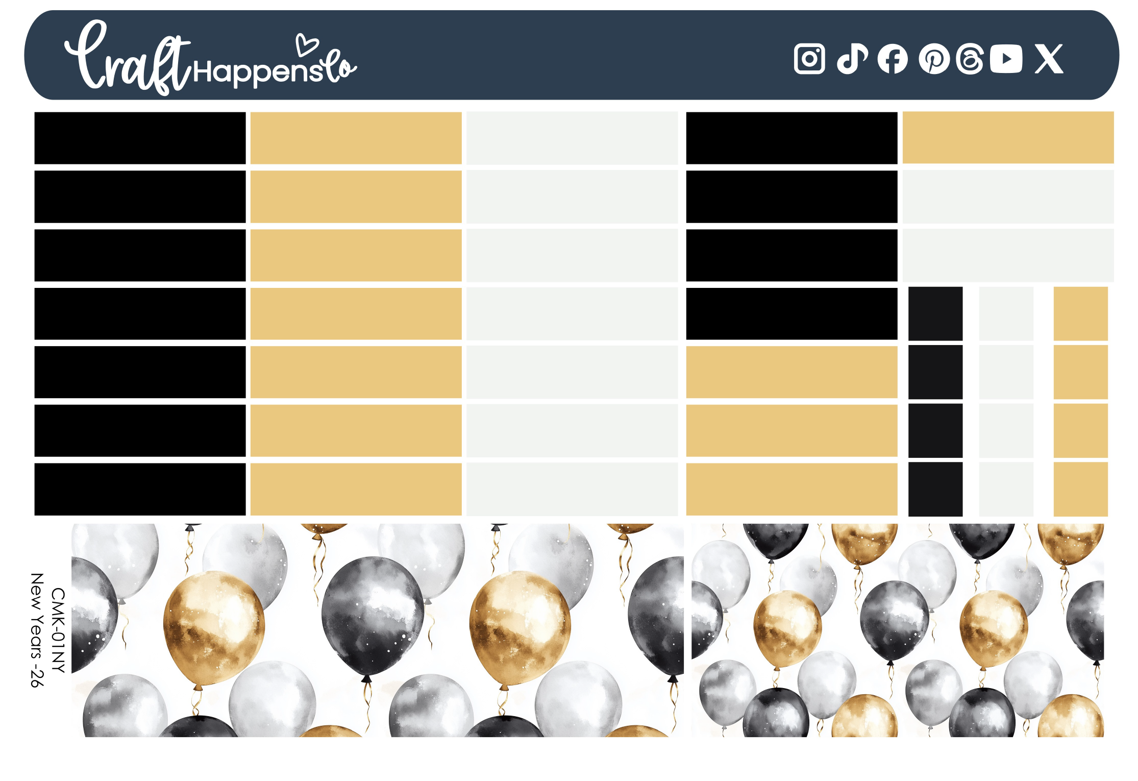Hobonichi Cousin (A5) Monthly Kit | New Years