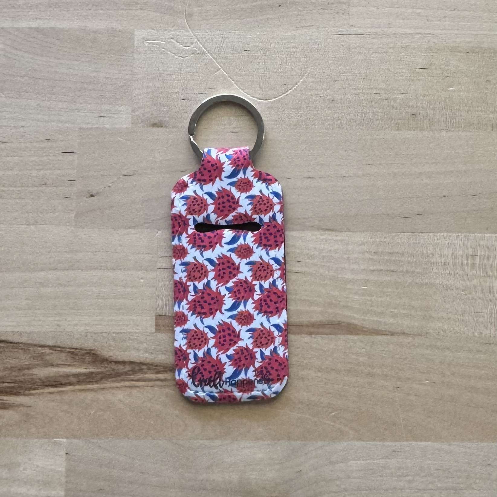 Fruit Chapstick Holder Keychain