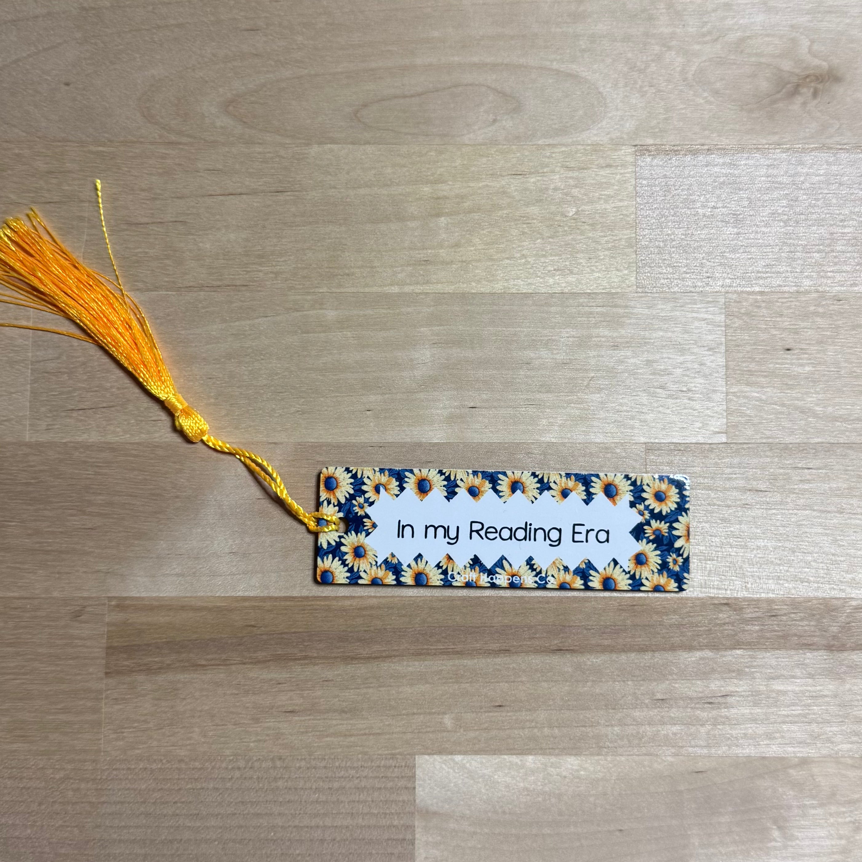 "In my Reading Era" Small Tassel Bookmark