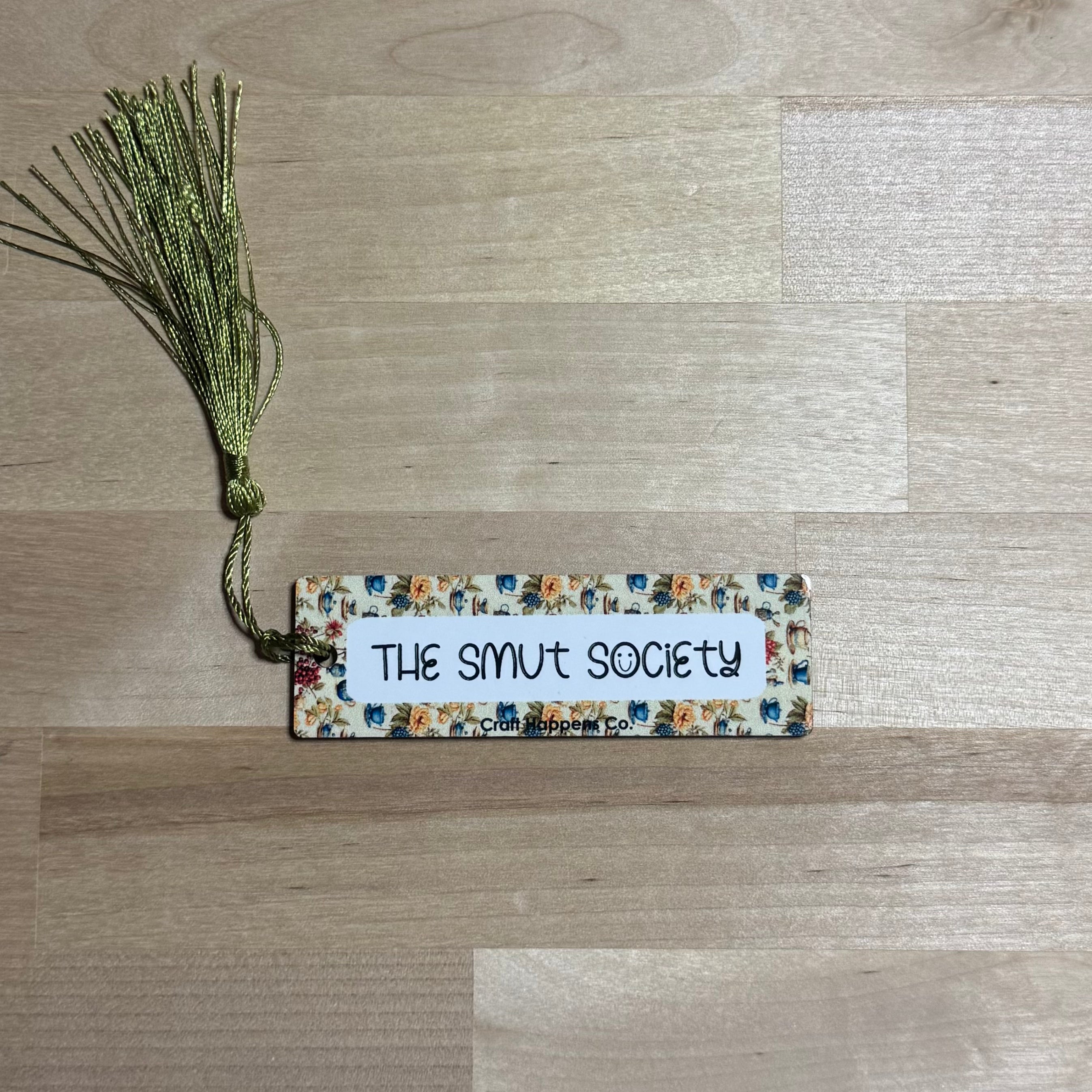 "Smut Society" Small Tassel Bookmark