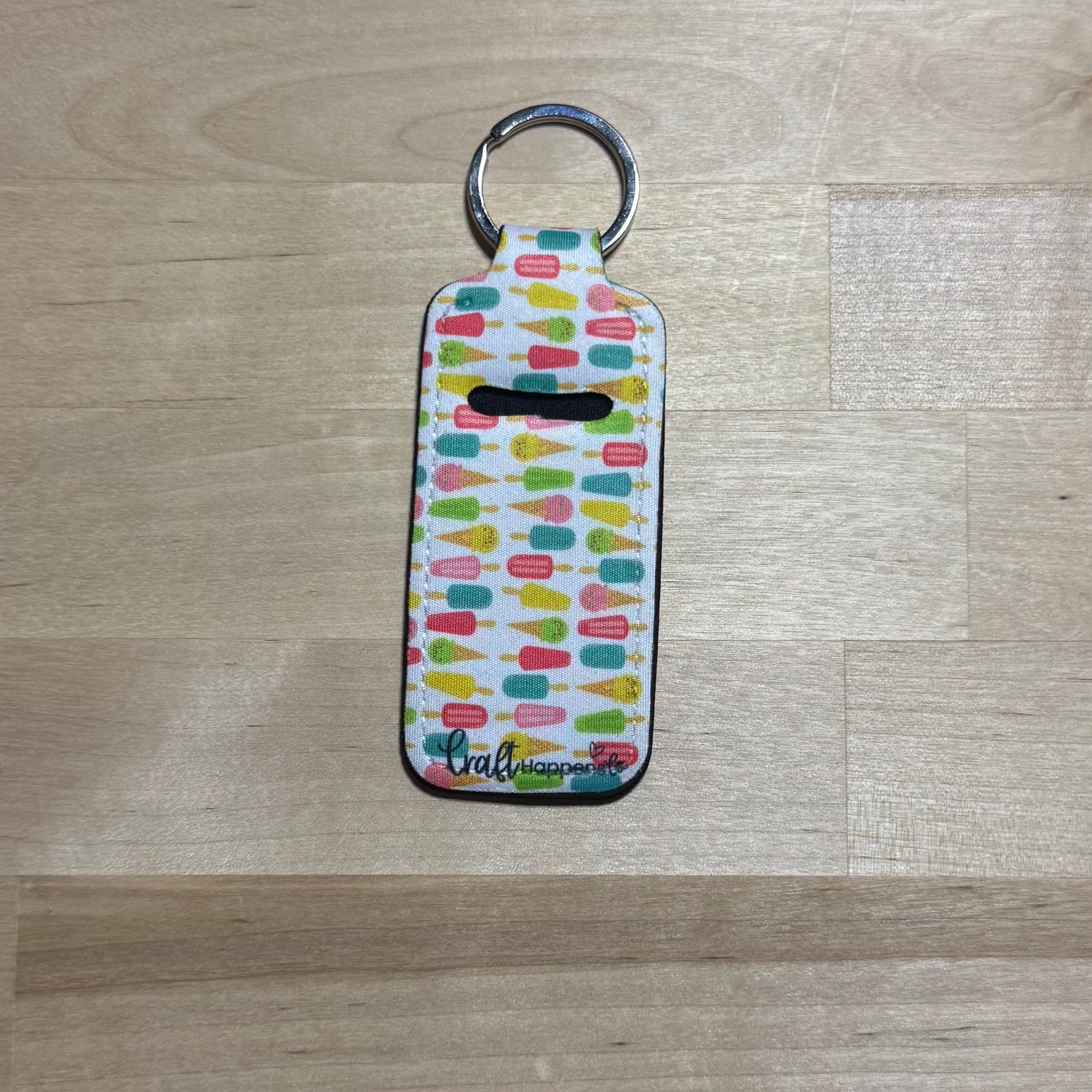 Summer Sweets Chapstick Holder Keychain