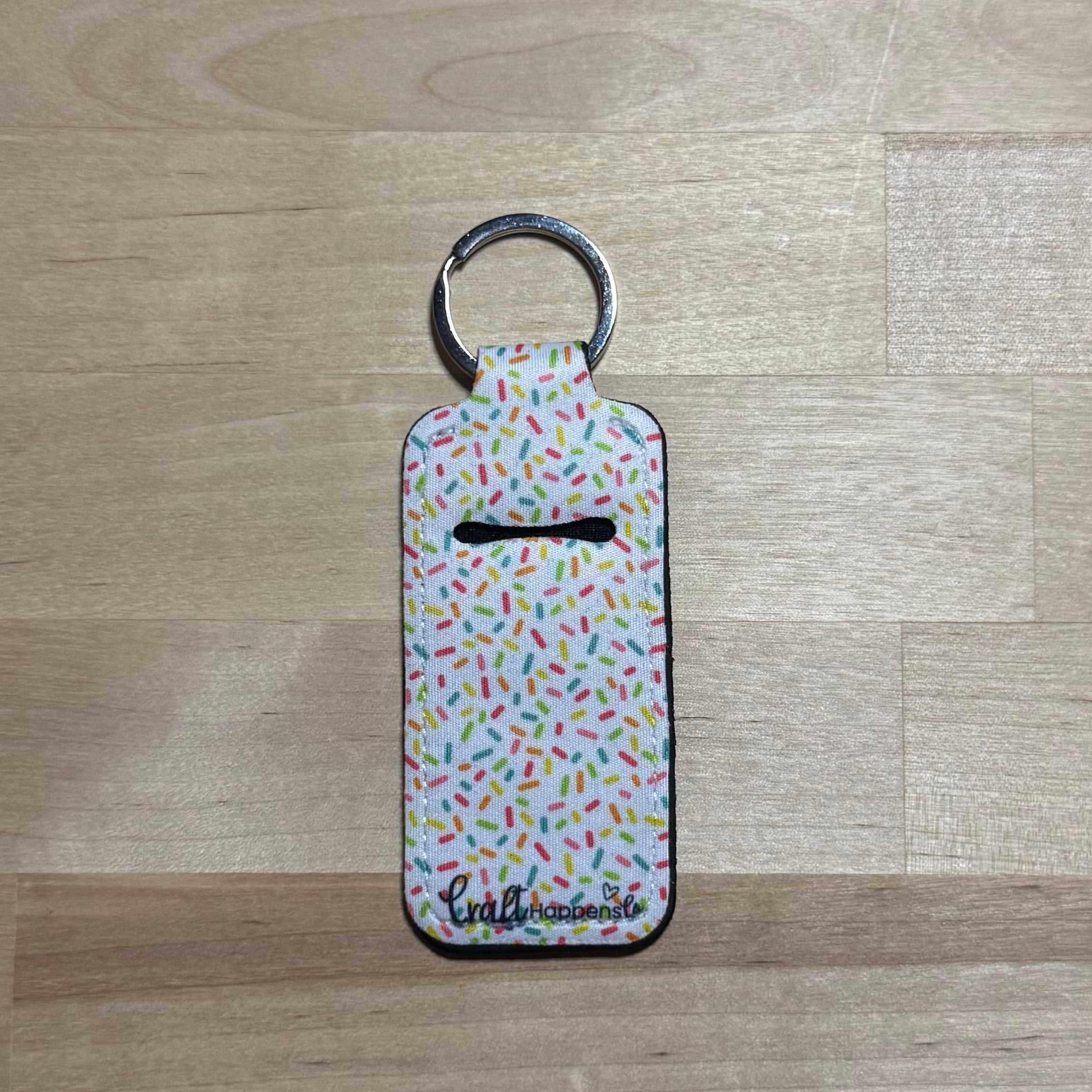 Summer Sweets Chapstick Holder Keychain