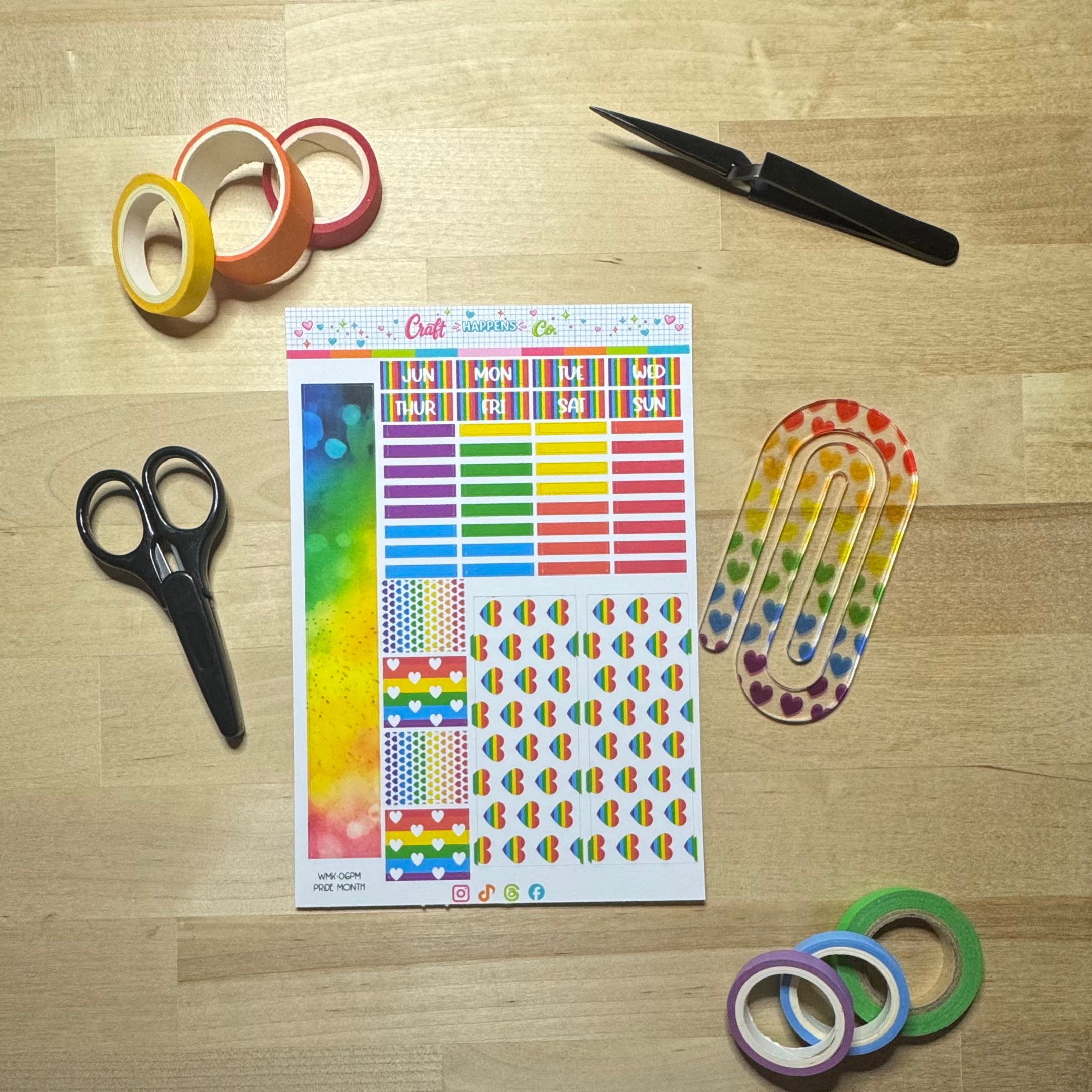 Weeks Monthly Planner Kit
