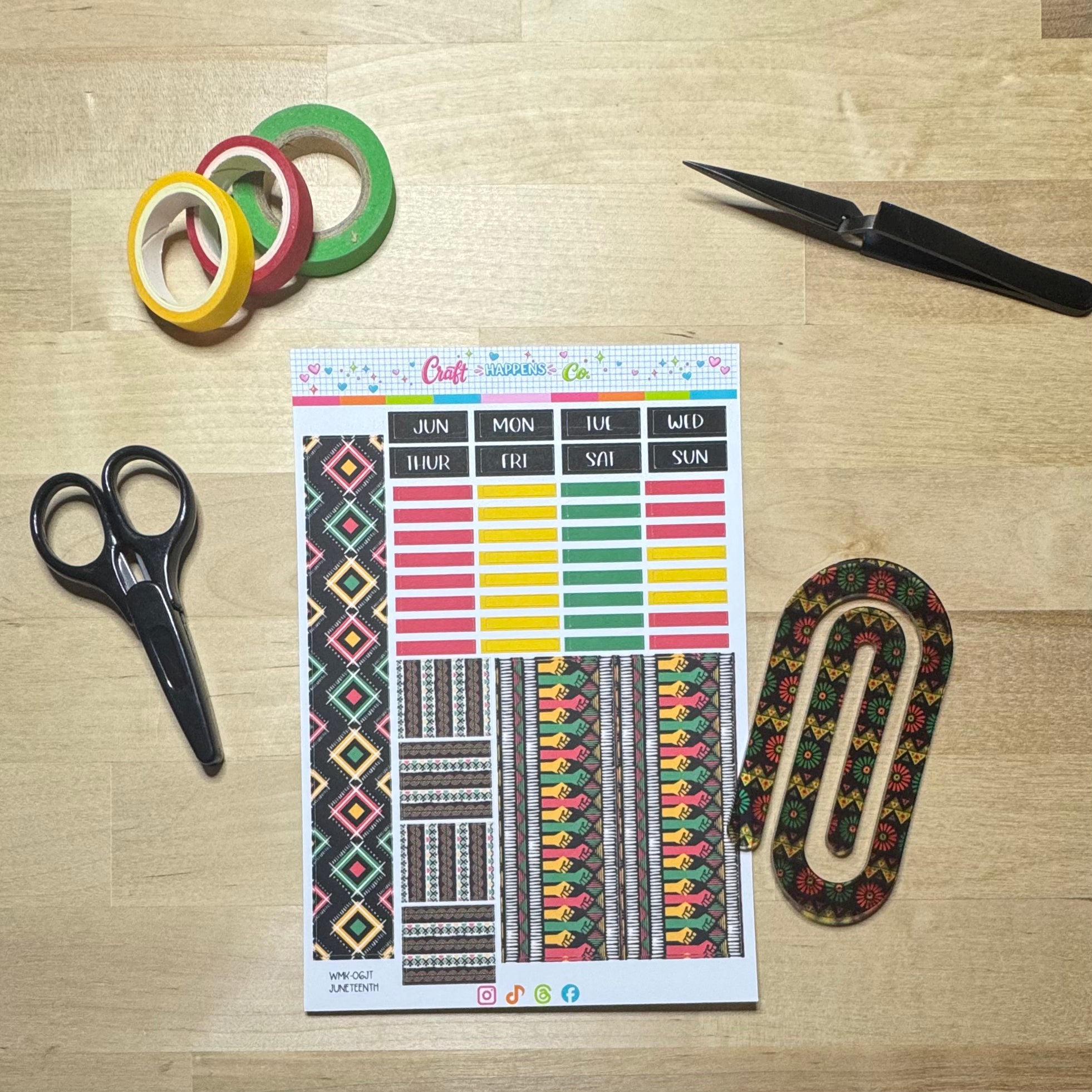 Weeks Monthly Planner Kit