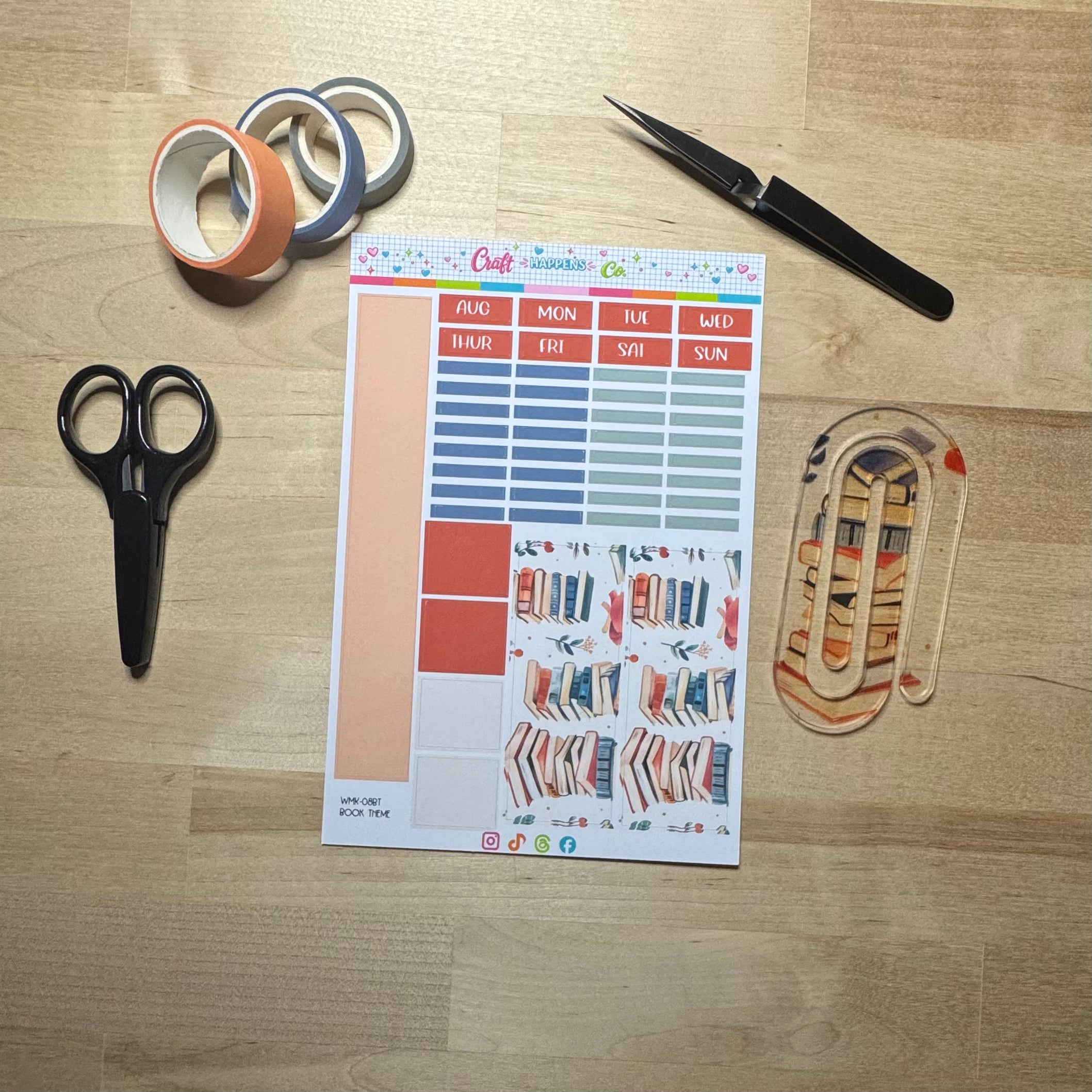 Weeks Monthly Planner Kit