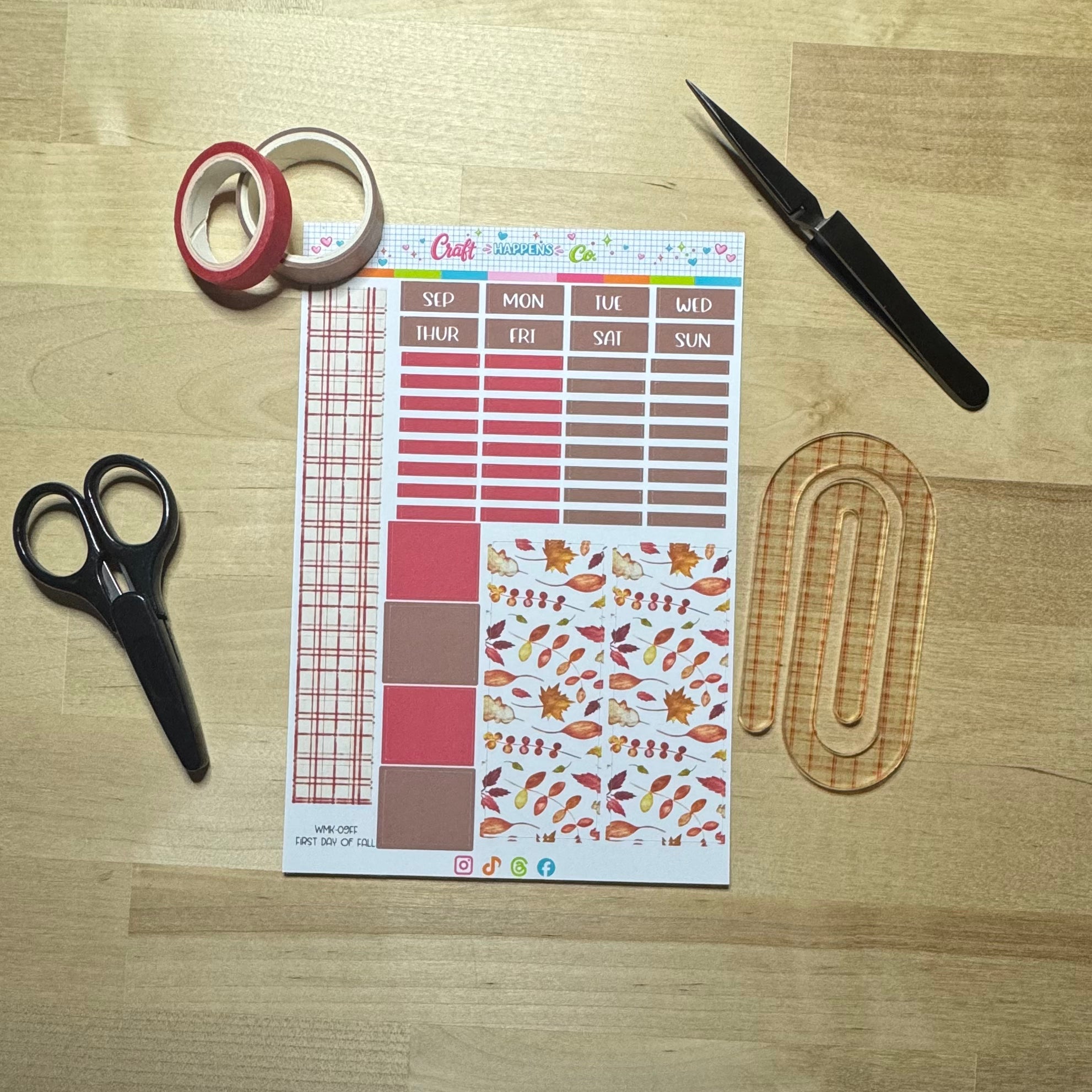 Weeks Monthly Planner Kit