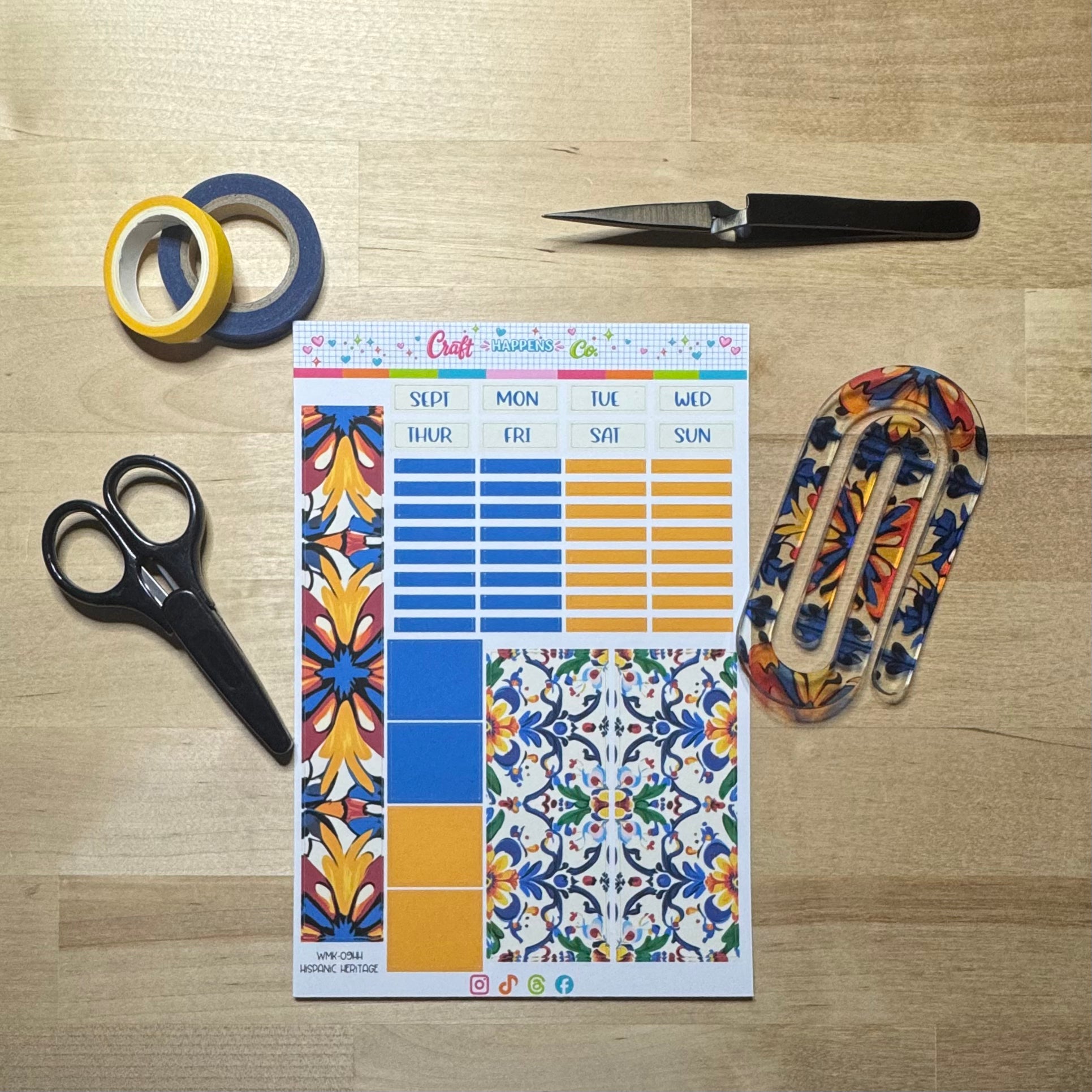 Weeks Monthly Planner Kit