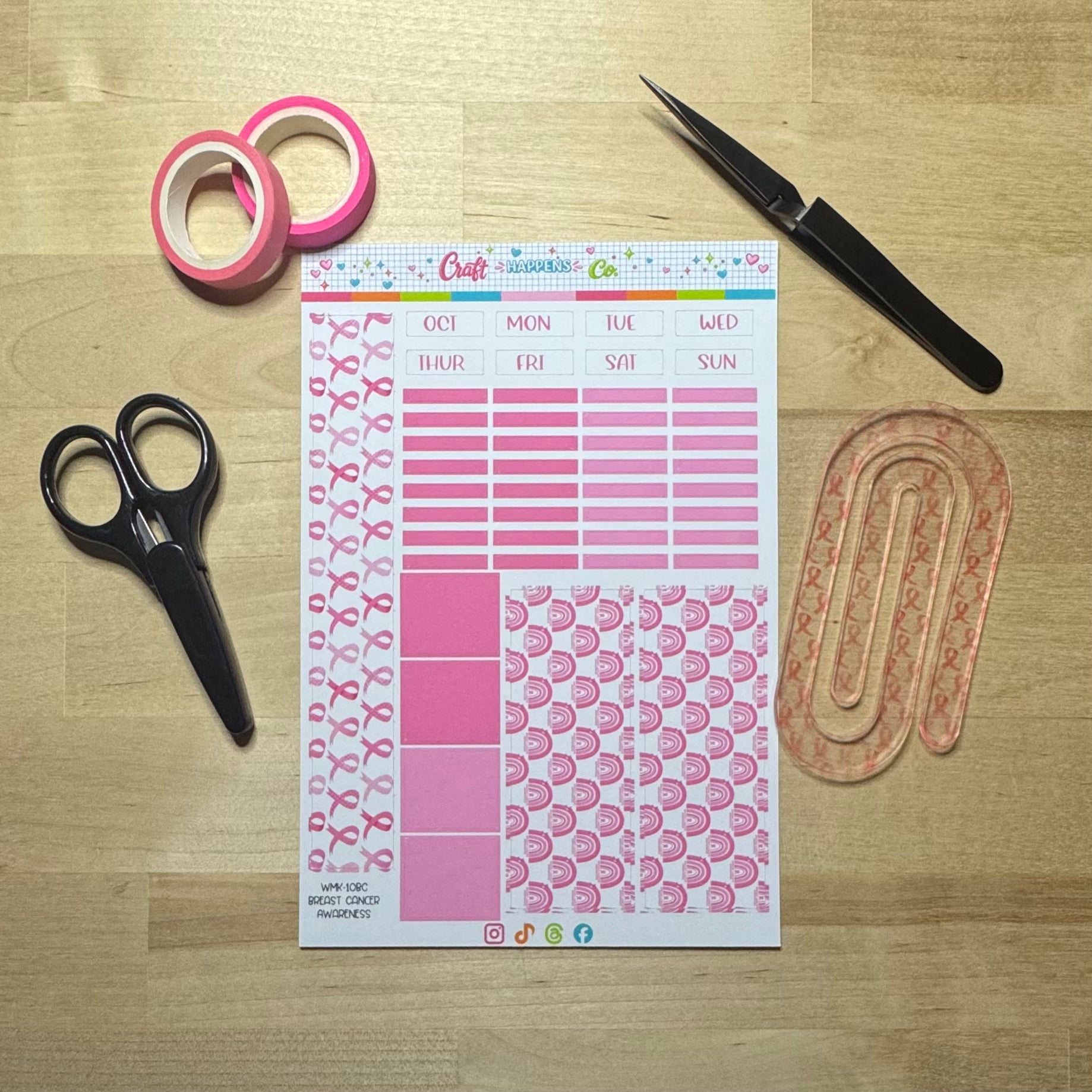 Weeks Monthly Planner Kit