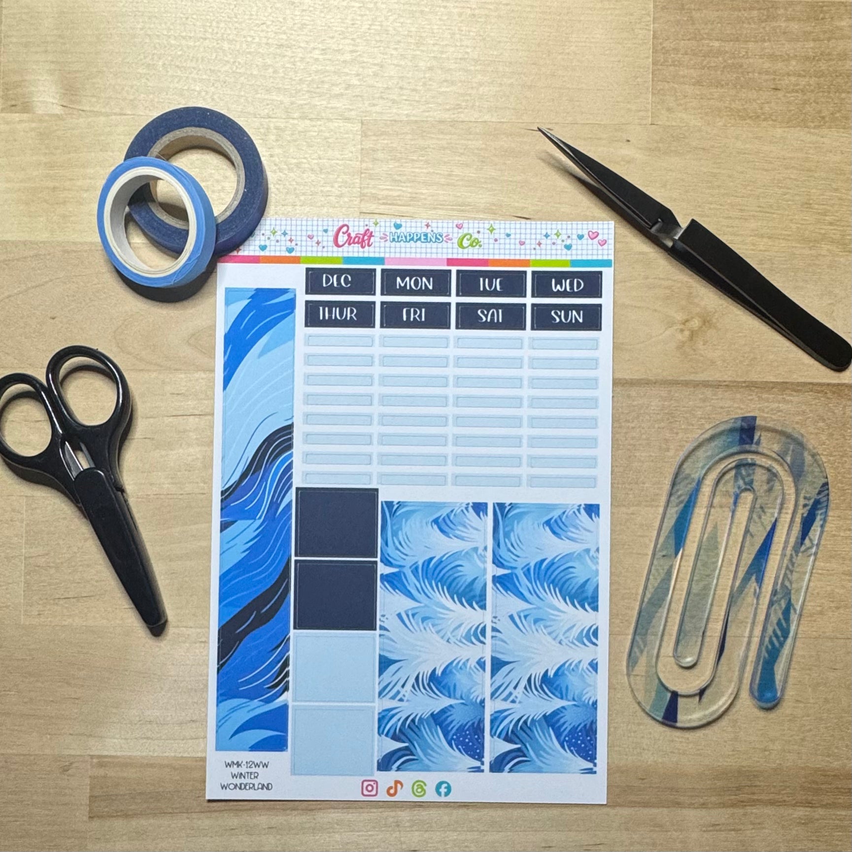 Weeks Monthly Planner Kit
