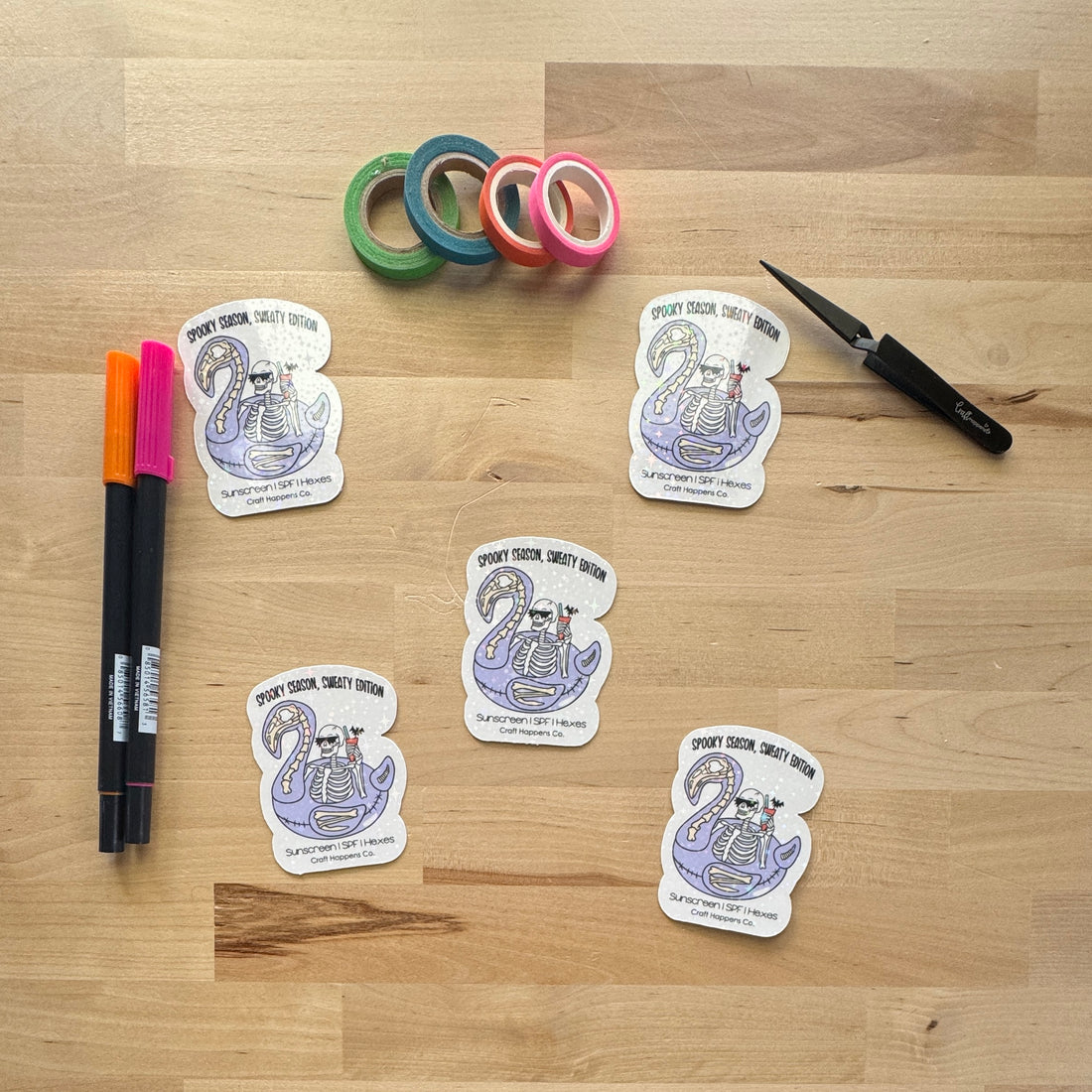 Spooky Season Die Cut Sticker