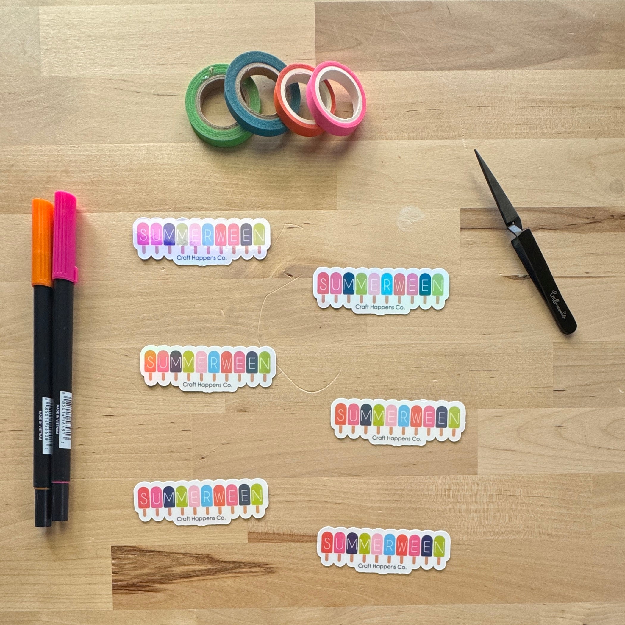 Summerween Die Cut Sticker