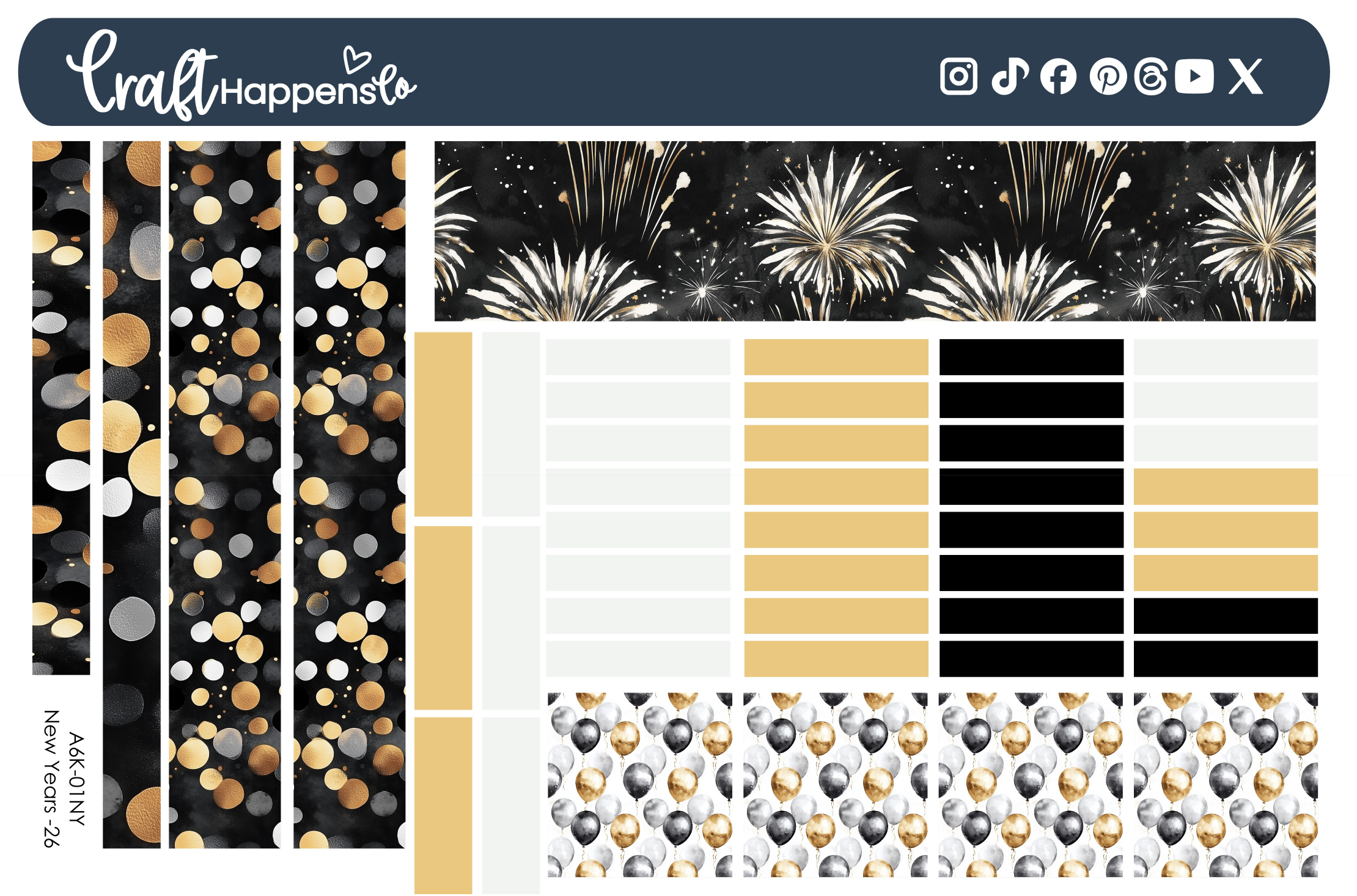 Hobonichi A6 Monthly Kit |New Years 2026