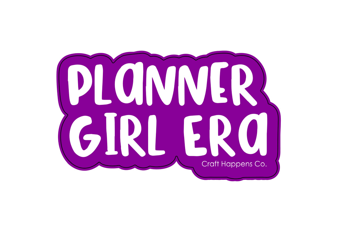 Planner Girl Era Die Cut Sticker