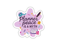 Planner Peace Myth Die Cut Sticker