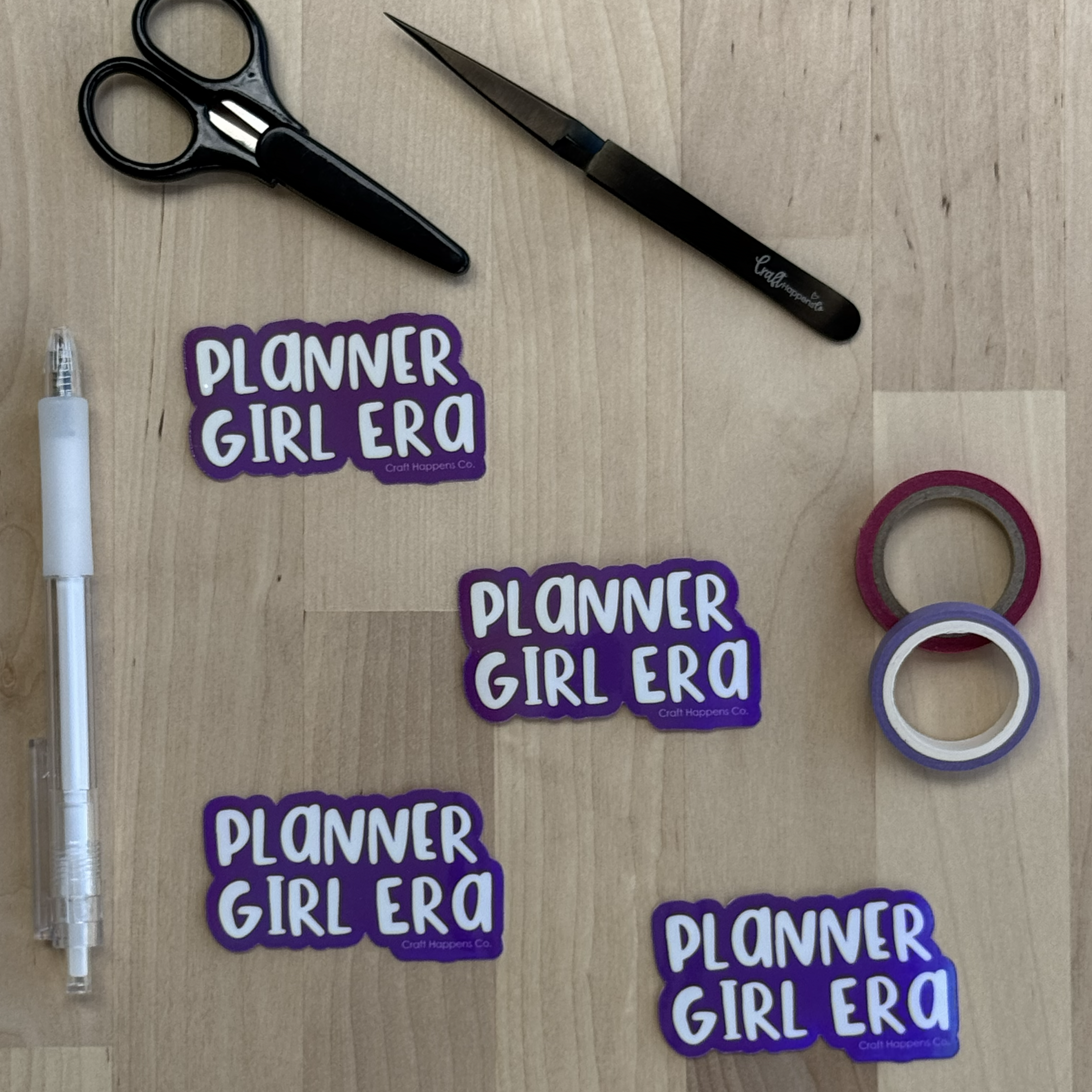Planner Girl Era Die Cut Sticker