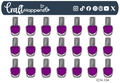 "Nail Polish" Icon Sticker Sheet
