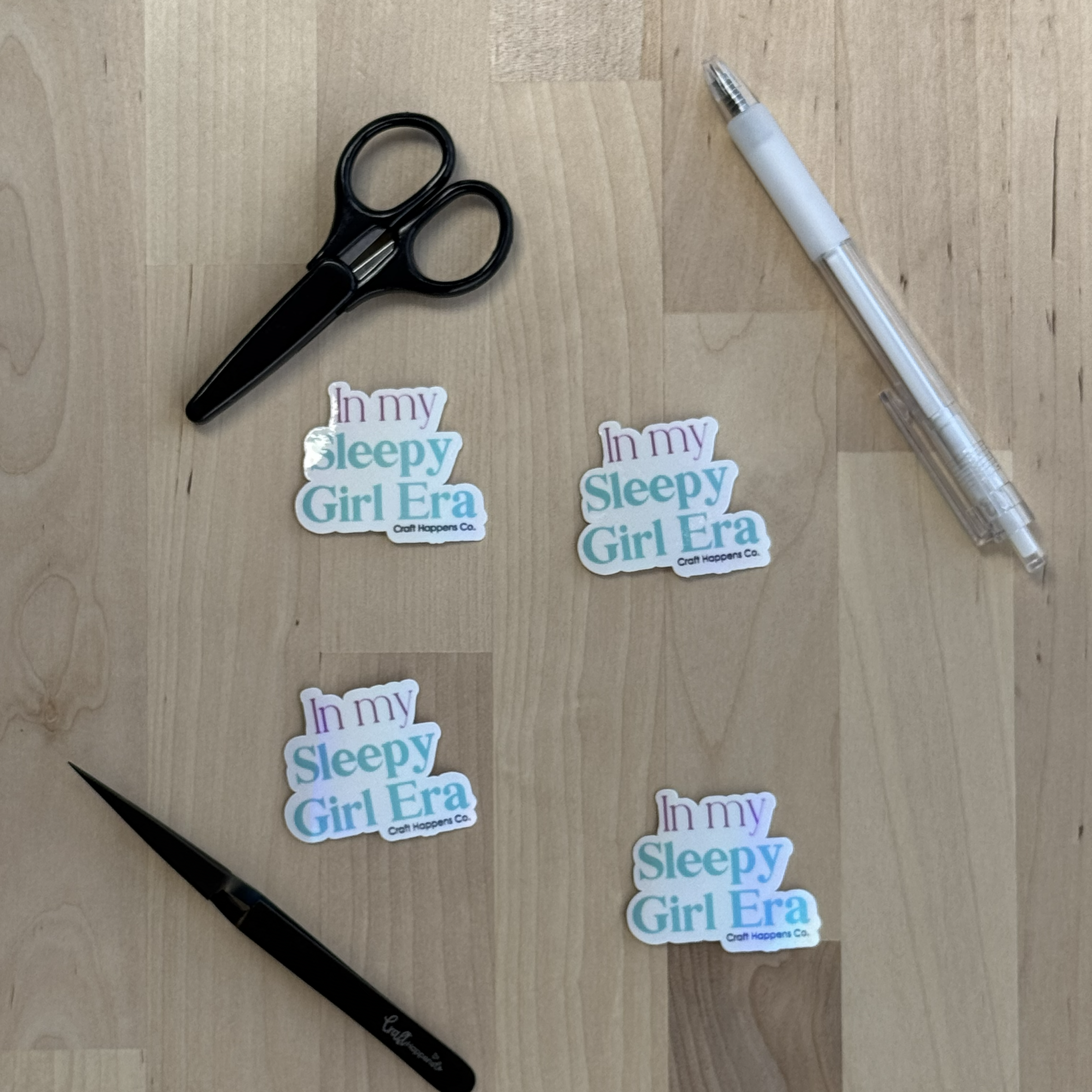 Sleepy Girl Era Die Cut Sticker