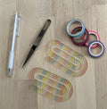 Spring Flowers Sublimation Jumbo Paper Clip