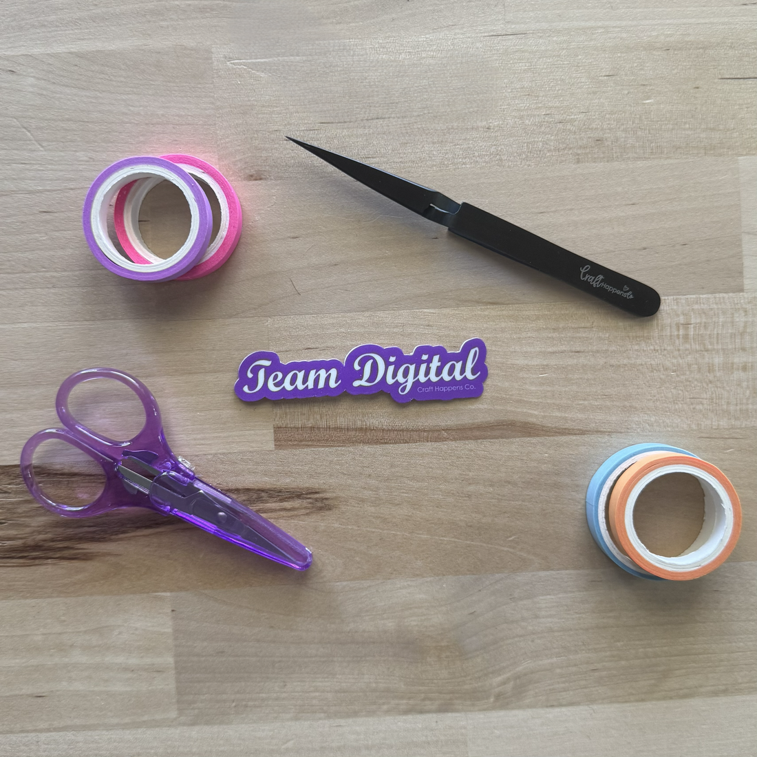 Team Digital Die Cut Sticker
