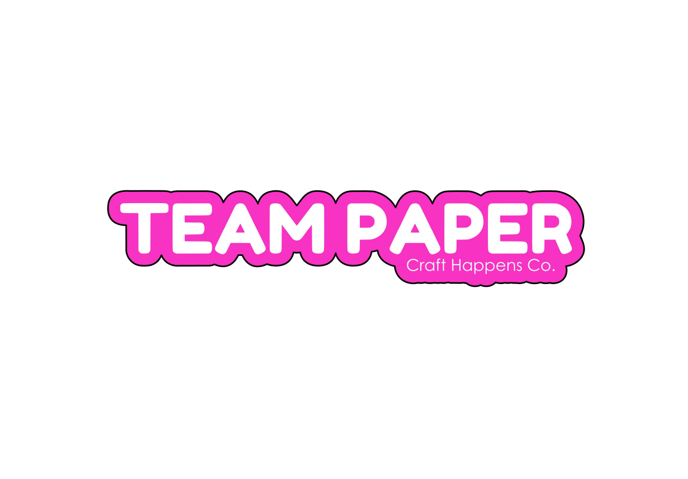 Team Paper Die Cut Sticker