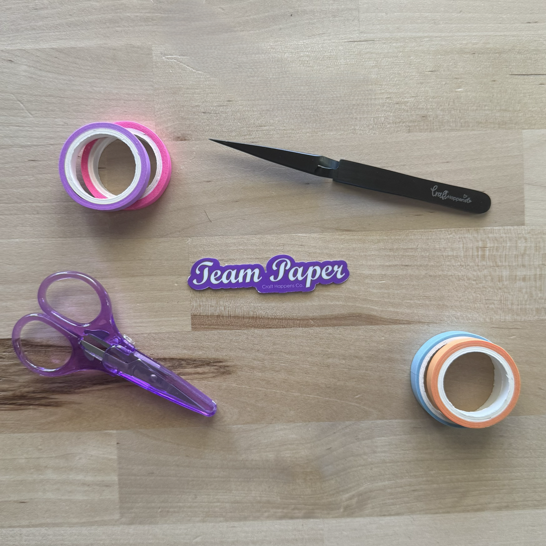 Team Paper Die Cut Sticker