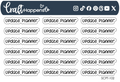 "Update Planner" Script Sticker Sheet